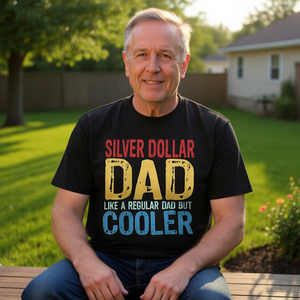 Maglietta a maniche lunghe Silver Dollar Dad, come una normale maglietta da papà ma più cool - Product Image 3