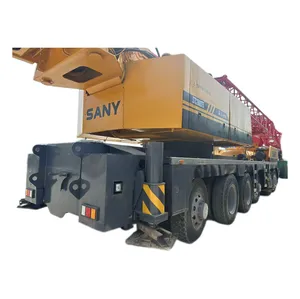 Vendita di alta qualità per uso di Sanli di 50 tonnellate di gru idraulica a terra 50 tonnellate di gru per camion