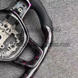 Nuevo Volante Deportivo de Fibra de Carbono Forjado con Cuero Perforado para Honda Civic 11ª Generación - Product Image 5