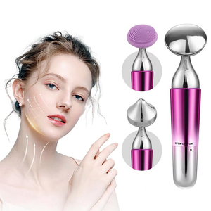 Dispositivo Ultrasonico 3 in 1 per Occhi e Viso, Spazzola per Pulizia del Viso, Massaggiatore ad Alta Frequenza per Lifting e Rassodamento della Pelle, Impermeabile - Product Image 2