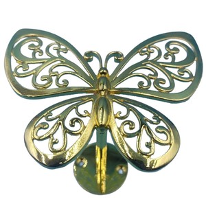 Hollow Butterfly <b>Curtain</b> <b>Hook</b> Warm Gold Plastic Modern Design Fashion Accessory - Product Image 5