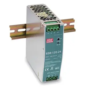 MeanWell Original EDR-120 120W 12V 24V 48V 10A 5A ac dc Din Rail Type Switching Power Supply