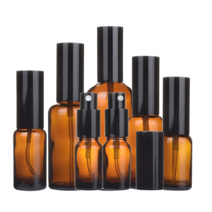 Botella de Spray de Vidrio Ámbar Recargable con Impresión de Logotipo Personalizado al por Mayor, 10ml 30ml 50ml 100ml para Perfumes y Aceites Esenciales - Product Image 4