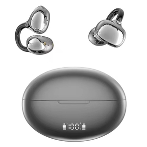 Écouteurs TWS à réduction de bruit active avec affichage LED, appels super clairs 6.1, format semi intra-auriculaire, clip d'oreille - Product Image 2