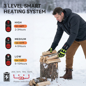 Gants de travail chauffants résistants, durables, <span class=keywords><strong>à</strong></span> écran tactile, pour l'hiver, la construction, l'industrie, l'extérieur - Product Image 5