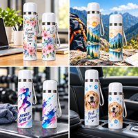 Botol Air 500 ml dengan Tali, Tumbler untuk Olahraga, Sublimasi, Cetak Kosong, Hadiah Bisnis, Outdoor, Botol Kosong untuk Hot Press