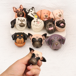 Juguete de Animal de Moda Viral en <span class=keywords><strong>TikTok</strong></span>, Llavero con Cara de <span class=keywords><strong>Perro</strong></span>, Juguete Blandito de PU de Recuperación Lenta, Regalos para Niñas y Niños al por Mayor - Product Image 4