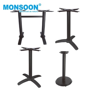 Patas de Mesa de Comedor Comerciales Plateadas, de Metal, Hierro Fundido, Aluminio, Diseño Moderno, Tubo Simple, para Cocina, Hotel, Exterior - Product Image 3