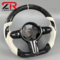 Volant de direction en fibre de carbone forgée personnalisé pour l'intérieur de la voiture, pour BMW F10 F20 F22 F23 F30 F32 F34 F36 F15 F16 F48 F01 F02