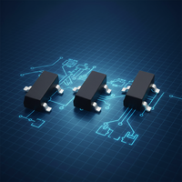 Componentes Electrónicos Integrados IC SMD Triodo SI2300 Serigrafía 2300 Tubo MOS de Efecto de Campo de Canal N SOT23