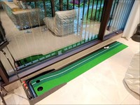 Tapis d'entraînement de golf rembourré, imperméable, en nylon TPR antidérapant pour entraînement en intérieur et en extérieur