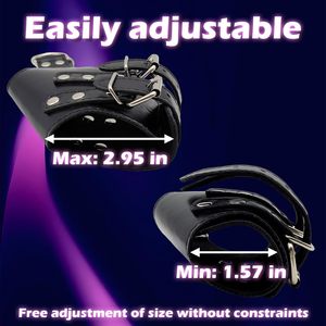 <span class=keywords><strong>Esposas</strong></span> de Cuero PU, Restricciones de Bondage, Productos para Adultos, <span class=keywords><strong>Esposas</strong></span> para Muñecas y Tobillos, Juguetes Sexuales para Mujer, Juguetes de Rol, Juegos de Coqueteo - Product Image 5