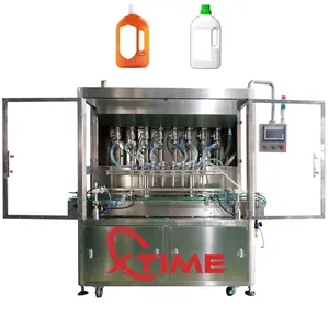 High speed fully automatic shampoo liquid laundry detergent fluid filling capping machine cosmetic cream filler equipment