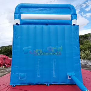 Tobogán acuático inflable comercial de doble carril para niños con piscina y castillo inflable acuático para centro de entretenimiento al aire libre - Product Image 6