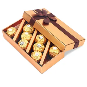 Custom Colorful Printing Chocolate Packaging Creative Luxury Gift Box With Lid