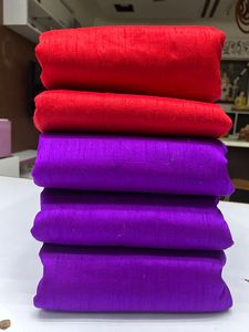 Tissu de soie dupionne naturelle de qualité supérieure, tissé à la main, soie texturée pour vêtements, décoration intérieure, ameublement et projets de designers - Product Image 3