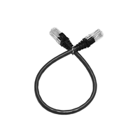 Kabel Patch Cat6A kualitas tinggi 1m 2m 3m 5m kabel LAN RJ45 UTP FTP komunikasi terbuat dari tembaga