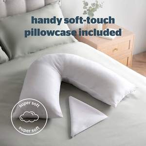 Almohada en forma de U para embarazadas, cojín de lactancia en forma de V para bebés, cojín de sofá, soporte de espalda - Product Image 4