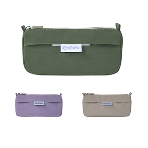 กระเป๋าใส่ดินสอผ้า Oxford พิมพ์โลโก้ได้ ความจุเยอะ ทนทาน กันน้ำ สีเบจ แฟชั่น มีช่องใส่ของ สำหรับเด็กหญิง เด็กชาย ระดับประถม - Product Image 1