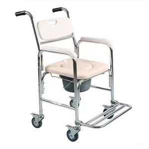 Sedia da bagno portatile leggera regolabile <span class=keywords><strong>per</strong></span> anziani e <span class=keywords><strong>disabili</strong></span> <span class=keywords><strong>per</strong></span> forniture di terapia riabilitativa - Product Image 2