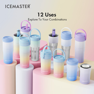 Gobelet isotherme en acier inoxydable, moderne, luxueux, écologique, 650 ml, avec couvercle, rétention de la glace, mug de voyage, maintien thermique de 6 à 12 heures - Product Image 6