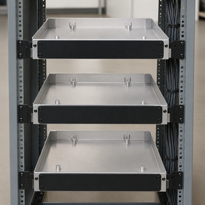 Plateau de châssis en aluminium sur mesure avec bride de montage pour boîtier électronique, base en tô<span class=keywords><strong>le</strong></span> OEM - Product Image 2