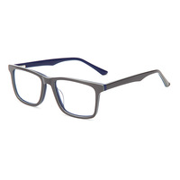 Montures de lunettes de luxe, lunettes carrées de créateur personnalisées, lunettes anti-lumière bleue, montures de lunettes en acétate 2026