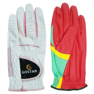 Hồng cabretta da Găng Tay Golf với cabretta reinfoce và lòng bàn tay trong cabretta và khuôn mặt trong da tổng hợp - Product Image 4