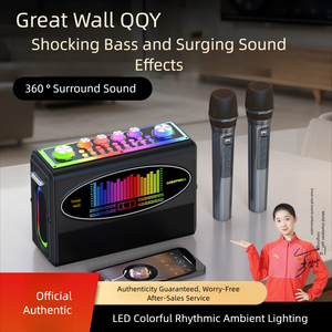 <span class=keywords><strong>Macchina</strong></span> <span class=keywords><strong>per</strong></span> Karaoke Portatile 100W <span class=keywords><strong>con</strong></span> Subwoofer <span class=keywords><strong>Stereo</strong></span>, Microfoni, Illuminazione RGB <span class=keywords><strong>USB</strong></span> <span class=keywords><strong>per</strong></span> KTV Domestico e Streaming Live - Product Image 2