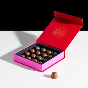 Custom Color Coated Paper Chocolate Packaging Luxury Magnetic Book Shape Box with Logo Customize - Product Image 4