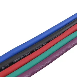 编织屏蔽大容量XLR电缆XLR麦克风引线公对母音频电缆24awg od6.0毫米