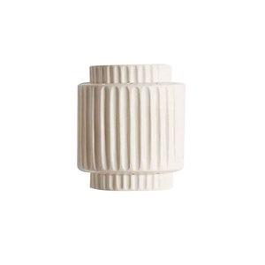 Lampe murale minimaliste japonaise de couleur crème pour chambre à coucher/étude, éclairage d'accentuation pour salon/couloir - Product Image 1