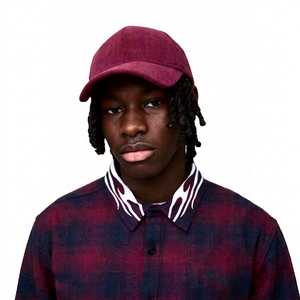 Casquette de baseball 6 panneaux en denim 100% polyester, respirante et imperméable, avec logo personnalisé, style sportif, délavée à l'acide, à pois, à motif losanges et à motifs fruités, pour le streetwear, vente en gros - Product Image 1