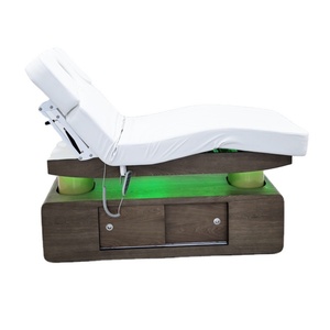 KISEN Beauty Bed 4 Motor <b>Electric</b> Facial Spa Massage <b>Table</b> Bed Luxury Heavy Duty Extension Beauty Lash Bed Head Spa Equipment - Product Image 1