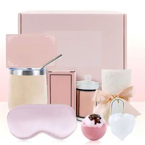 Coffret cadeau Xiangpin pour femmes avec couverture douce et gobelet isotherme - Coffret de relaxation spa pour mariage, anniversaire, cadeaux de vacances - Product Image 6