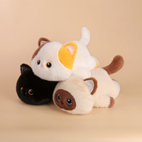 Peluche personnalisée OEM JST Cat avec rembourrage en coton PP et logo sur mesure pour compagnon de voyage