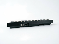 Clavier POS KB84 en gros, 84 touches programmables avec lecteur de carte magnétique MSR pour équipement de point de vente de supermarché et d'épicerie