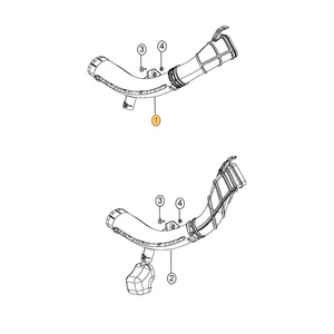 Conducto de entrada del filtro de aire 68247352AA para Jeep Compass 2017 2018 2019 2020, pieza de repuesto de plástico - Product Image 4