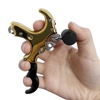 Distributeur de plaques de déclenchement en laiton massif avec poignée interchangeable 3 ou 4 doigts – Équipement robuste et pratique pour le tir à l'arc quotidien