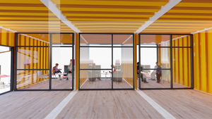Maison conteneur mobile préfabriquée 20/40 pieds, deux chambres, un salon, module cuisine-restaurant, design moderne, Philippines - Product Image 2