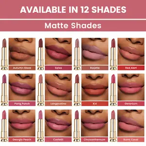 Make Your Own Private Label Red Matte Lipstick Custom Vegan Waterproof Lipstick