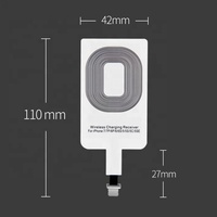 Vente en gros de chargeurs sans fil portables fins et universels pour téléphones mobiles, adaptateur de charge rapide pour iPhone 5s 6 7 Plus 6s