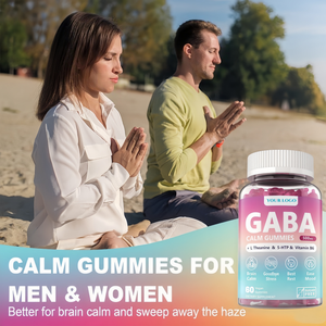 Venta caliente 100% sin azúcar nootrópico 4-gaba suplemento energético Ashwagandha vitamina B6 gomitas de GABA orgánicas de alta calidad para la salud - Product Image 3