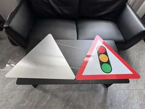 Trafik kontrol işaretleri için özelleştirilmiş üçgen yüksek yansıtma alüminyum yol tabelaları - Product Image 3
