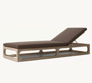 Muebles de Jardín Modernos de Teca, Tumbona para Playa, Piscina y Jardín - Product Image 6