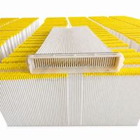 Filtre à air plissé en polyester sur mesure, cartouche filtrante KFEW3007PPVE pour l'industrie du tabac