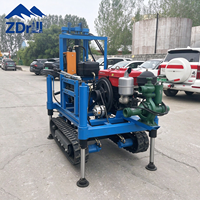 ZDrill Compact, machine de forage sur chenilles à roues, diesel, facile à utiliser, couleur personnalisée, pour l'irrigation agricole et le forage de puits d'eau