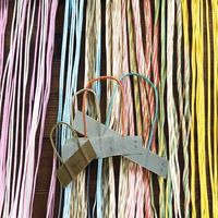 Poignée de cordes de papier torsadées de luxe pour poignées de sac en papier de luxe colorées