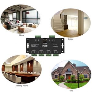 Bande de LED numérique SPI Signal Amplifier SP901E Controller WS2811 SK6812 Digital RGB LED Controller - Product Image 3