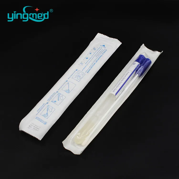 Yingmed medicali monouso raccolta Sterile gola nasale Nylon tampone nasofaringeo gola per via orale tampone nasale